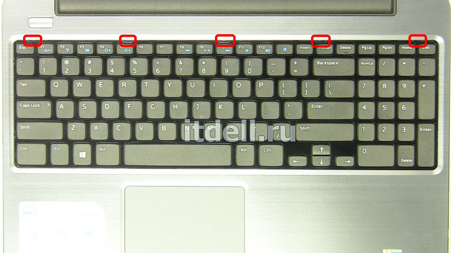 как разобрать ноутбук dell inspiron 5537 Защелки клавиатуры