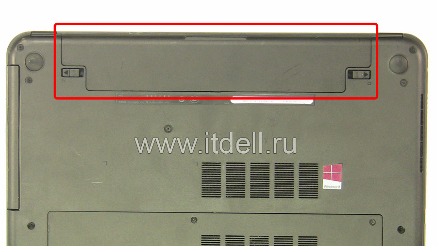 как разобрать нотбуки dell inspiron 3521 и 5521 найдите батарею ноутбука