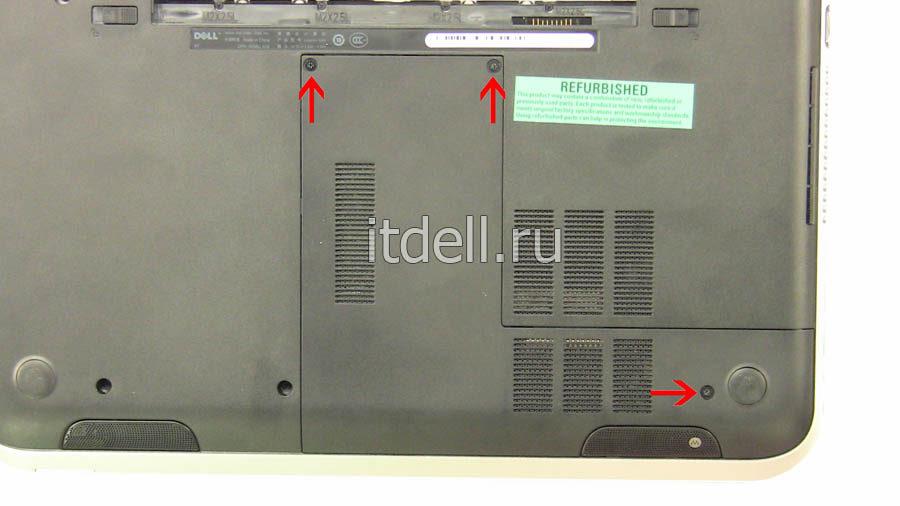 как разобрать нотбуки dell inspiron 5520 и 7520 снимите защитную крышку ноутбука