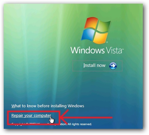  a disk read error occurred foto mbr recovery fix windows vista foto