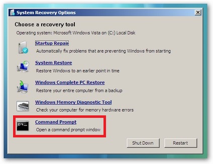  a disk read error occurred foto mbr recovery fix windows vista foto