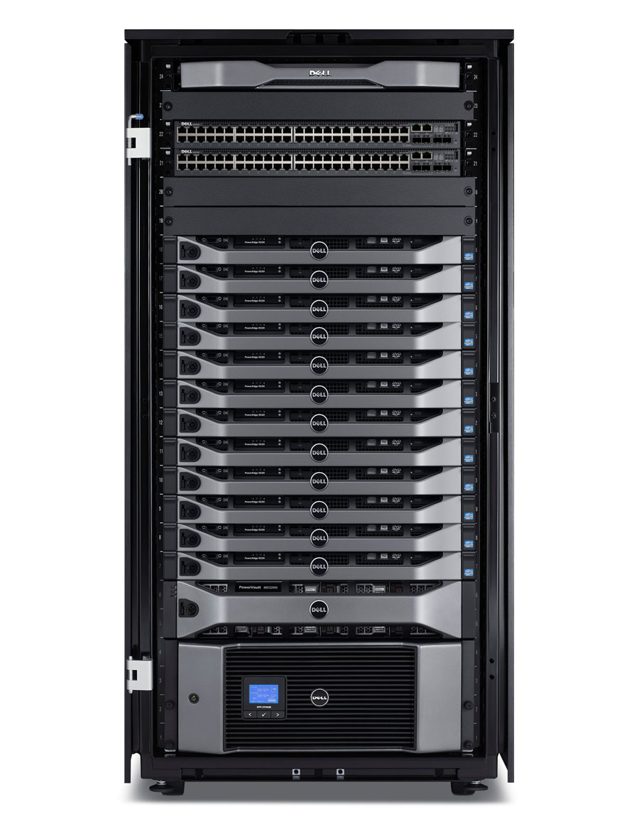 Dell PowerEdge R220. Предназначен для монтажа в стойку